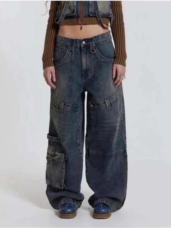 Jaded London Denim - Jaded London Zenith Colossus Fit Baggy Jeans